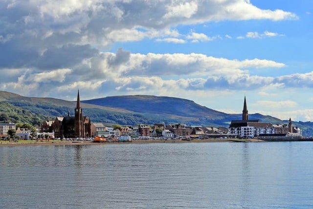 According to the Bank of Scotland study, North Ayrshire is the most affordable region for first time buyers to purchase a home in Scotland where properties cost an average of £104,845. The house price to average earnings ratio is 3.2. Picture: Largs in North Ayrshire