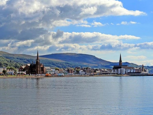 According to the Bank of Scotland study, North Ayrshire is the most affordable region for first time buyers to purchase a home in Scotland where properties cost an average of £104,845. The house price to average earnings ratio is 3.2. Picture: Largs in North Ayrshire