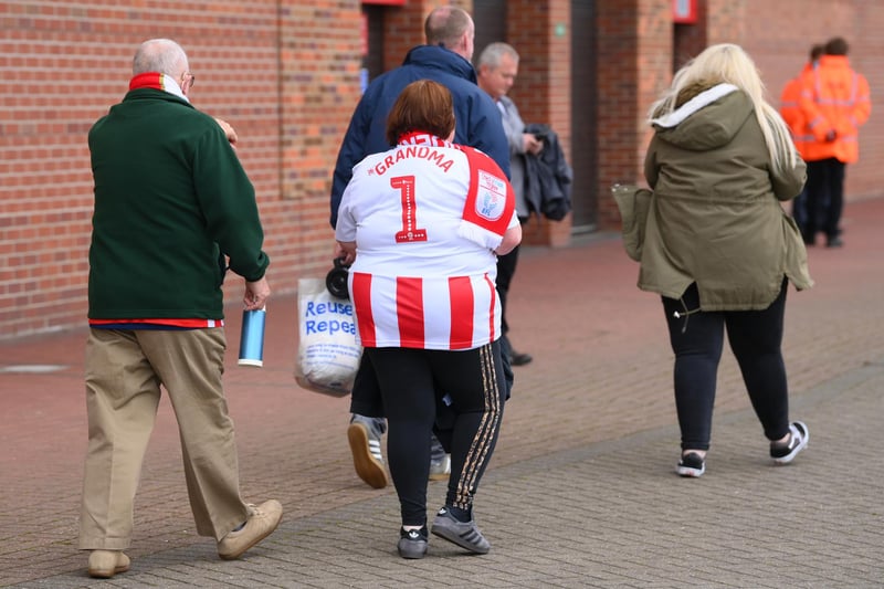 Fans make their way to the ground for the first time in 18 months.