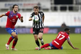 Newcastle United's Daniel Barlaser is a player Paul Warne has been hopeful of bringing back to Rotherham United.