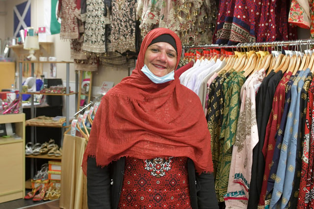 Robina Hussain, owner of  Aayat Designs in Callendar Square