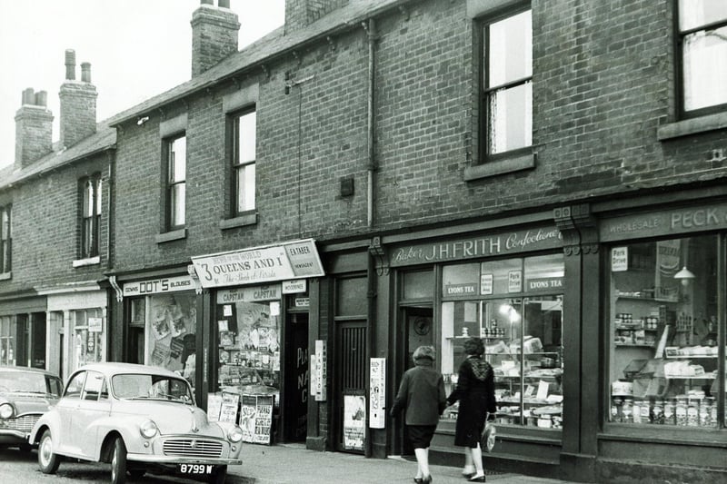 Shops on Worksop Road, Attercliffe in 1960