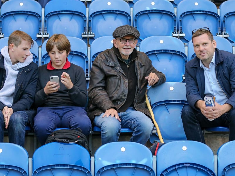 Stags fans at Colchester