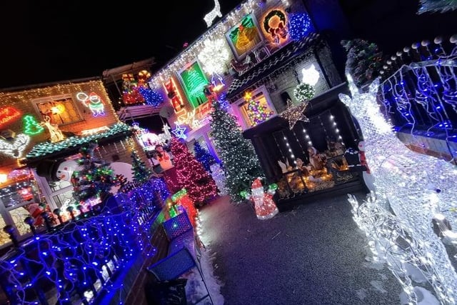 This amazing Christmas lights display on Lyons Street in Pitsmoor, Sheffield, was created to raise money for The Sick Children's Trust - and Pauline Darby says it's worth the big electricity bill