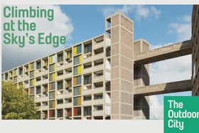 Climbing at the Sky's Edge - an urban climbing wall event at Park Hill flats - is one innovative idea to promote Sheffield as a visitor destination that has come from Marketing Sheffield