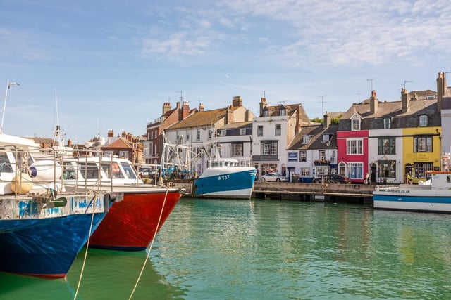 Another south west town that made the list, Weymouth is well-known for its stunning beaches along the Jurassic coast, with plenty of opportunities for fossil-hunting.