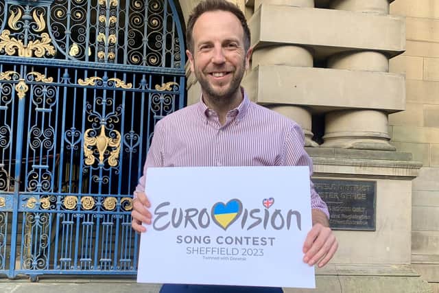 Councillor Ben Miskell started the campaign to bring Eurovision to Sheffield on behalf of Ukraine.