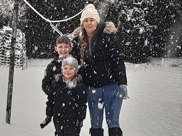 Debra Cox sent in this photo of her family in Wheatley.