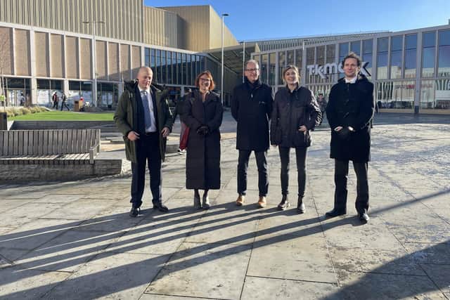 Dehenna Davison, Parliamentary Under-Secretary of State for Levelling Up, visited Barnsley today to discuss the town’s successful bid for £10.4m of government funding, which will be used to fund youth programmes and facilities.