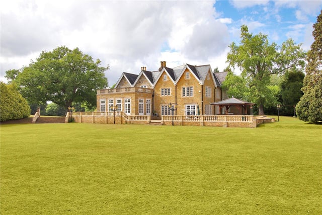 This elegant early Victorian family home is situated in a semi-rural position with far-reaching countryside views, and is just two miles south east of Horsham which offers a wealth of shopping and recreational facilities. Price: £4,500,000.