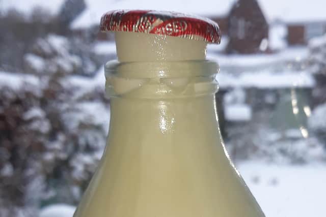 Reader pics snow - Frozen Milk delivered today!

Pat Thompson Totley