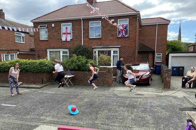 Sunderland residents held socially distanced street parties to mark the 75th anniversary of VE Day on May 8. Fenwick Avenue residents were among those enjoying their VE Day street party.