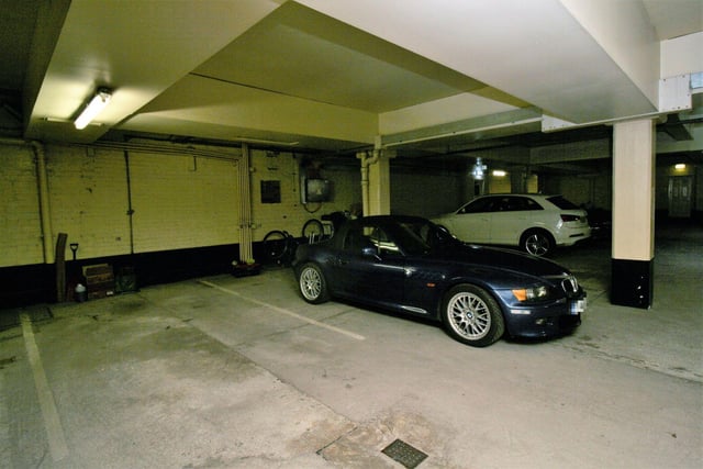 Underground garage.