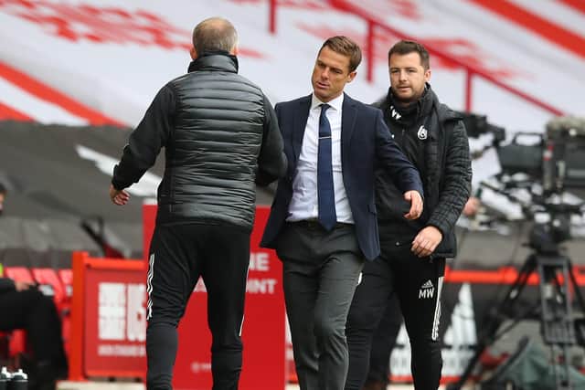 Fulham manager Scott Parker will welcome Chris Wilder and his Sheffield United side to Craven Cottage on Saturday night. Photo: Simon Bellis/Sportimage