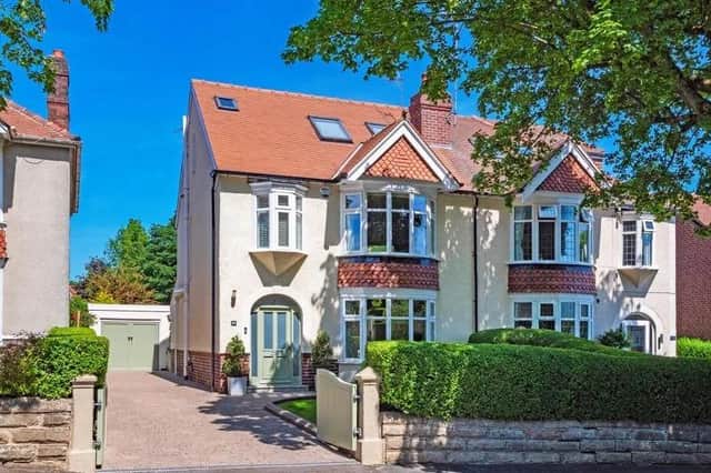 The property is described as a fabulous, attractive 1920s four bedroom and two bathroom semi-detached house in Millhouses.
