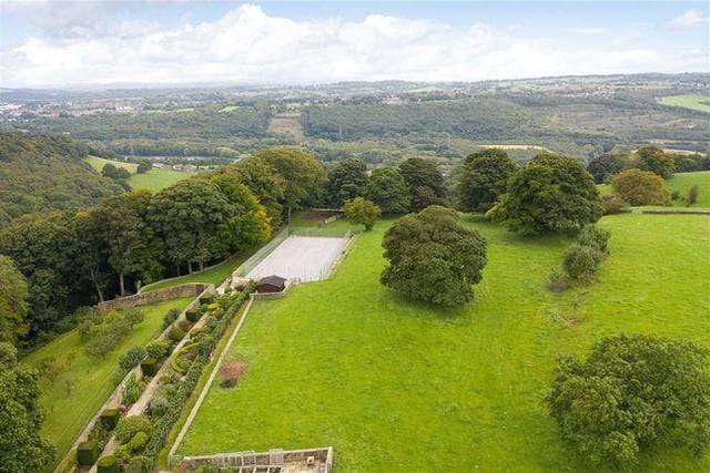 Ashday Hall boasts more than 80 acres of land with impressive views towards the Calder Valley.
