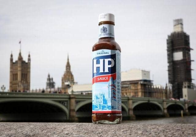HP Sauce is named after the Houses of Parliament and displays a picture of the London landmark on its label.