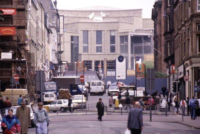 The Royal Concert Hall being built in 1990
