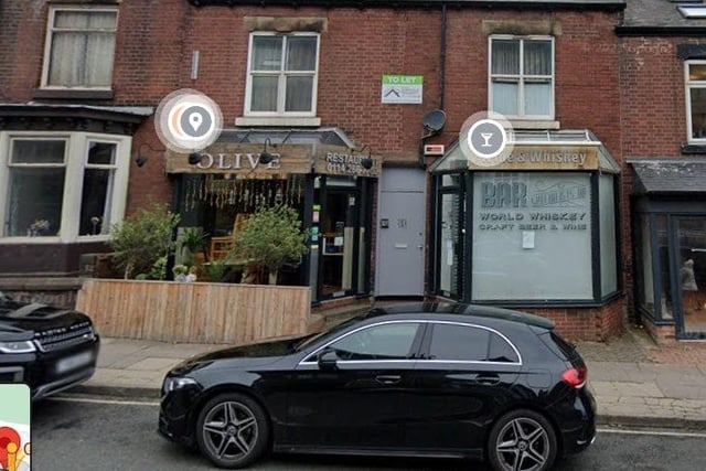 Olive Restaurants on Ecclesall Road is rated 5 stars out of 5 on TripAdvisor. Their most popular dish according to reviewers are the Crispy King Prawns.