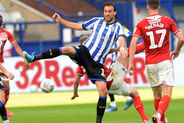 Atdhe Nuhiu may not have played his final game for Sheffield Wednesday, according to Owls boss Garry Monk. Pic: Steve Ellis.