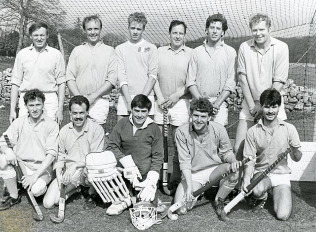 A Buxton hockey team in the 1980s