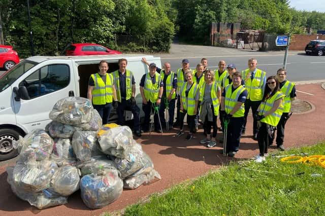Meadowhall - Great British Spring Clean and our litter picker volunteers