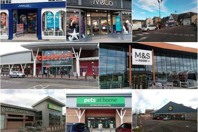 National retailers are also offering click and collect from their Alnwick branches.