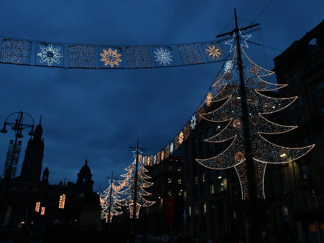 The lights at Glasgow’s George Square are always a draw for visitors and locals, but this year they’ll be without the usual Christmas market festivities.