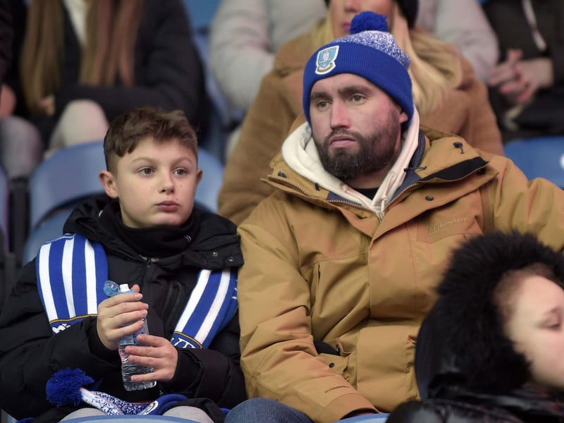 Owls fans in the 33.000 crowd at Hillsborough on Saturday Pic Steve Ellis