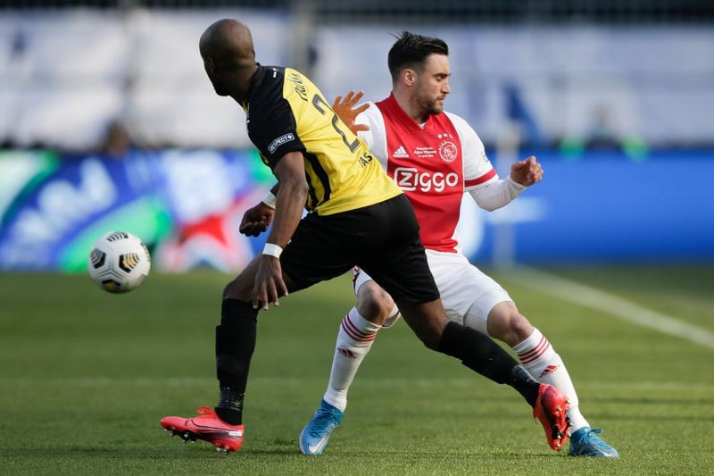 Leeds United target Nicolas Tagliafico has admitted that he would be keen on a summer move. The Ajax defender said: “I’m not going to lie to you, I would love to move to a more challenging league". (Radio Marca)

(Photo by Peter Dejong - Pool/Getty Images)