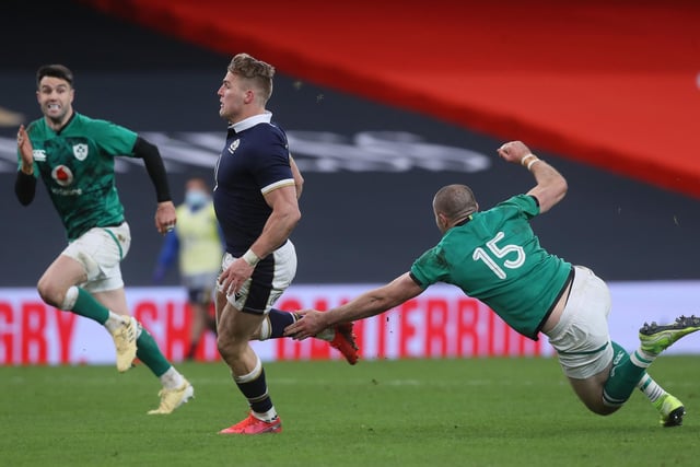 Scored a superb try - his third in five Tests - as Scotland tried to find a way back in the second half. They didn't manage it but van der Merwe always look a threat with his pace and power. Carried for 88 metres. 7