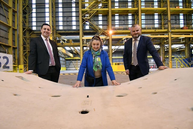 A new factory at PD Ports Hartlepool was to be built and more than 100 skilled jobs created to manufacture concrete tunnels for the country’s HS2 high speed rail line.