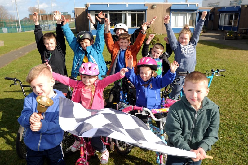 Who remembers this Fellgate Primary School Sport Relief cycle challenge from 2018?