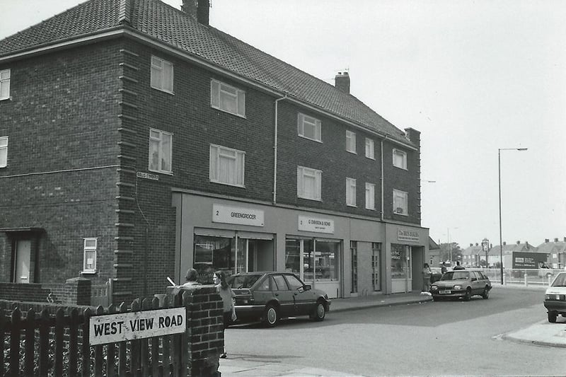 A retro view of the Brus Corner Shops. Can you remember any of these?
