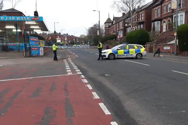 A man has died after shots were fired at the Diamond Hand Car Wash on Burngreave Road, Burngreave last night (Tuesday, March 29). Picture: David Kessen