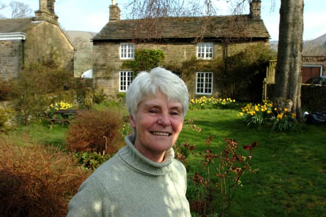 Author Berlie Doherty, at home at Upper Booth, Edale.