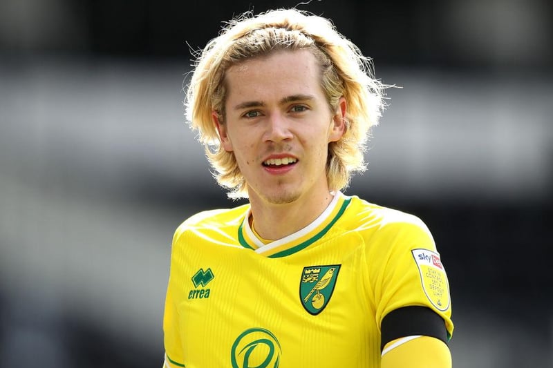 Norwich City look set to demand a fee in the region of £40m for Todd Cantwell, as interest in the exciting midfielder continues to grow. He played a key role in his side's promotion back to the Premier League last season, scoring six goals and making five assists. Leeds United and Aston Villa have both been linked with moves in the past. (Express)
  
(Photo by Alex Pantling/Getty Images)