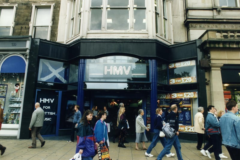 It was a big shock to the system when HMV vanished from Princes Street in 2016 to be replaced by a Sports Direct outlet. The shop, which sold music, films and video games, was spread over three floors and hugely popular in the days before internet shopping.