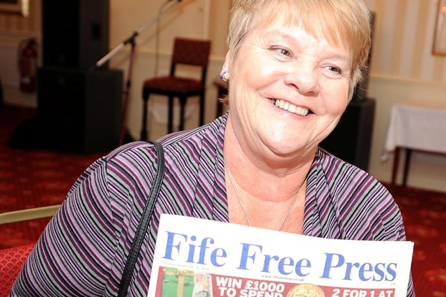 First edition copy for Annette Arnott who headed up our tele-sales team at Kirk Wynd (Pic: Walter Neilson)