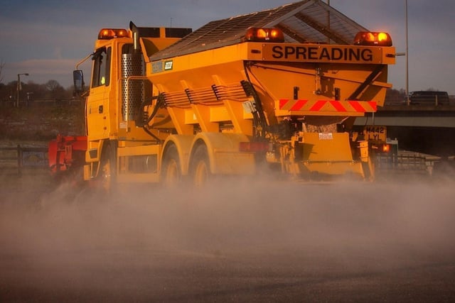 Ninety-plus runs and more than 340 hours on the roads have been completed by the council’s gritting teams;