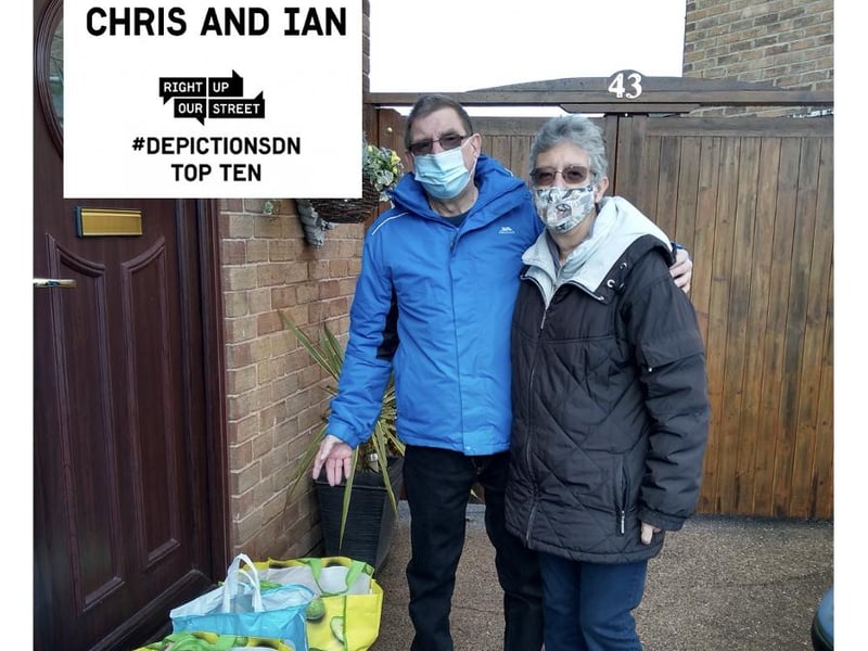 Volunteers from Flintwood Church who did food shopping for the shielded and vulnerable residents throughout the pandemic. “The couple have been undertaking food shopping on a weekly basis to shielded / vulnerable residents throughout the pandemic to ensure that they don't have to leave their property unnecessarily.”