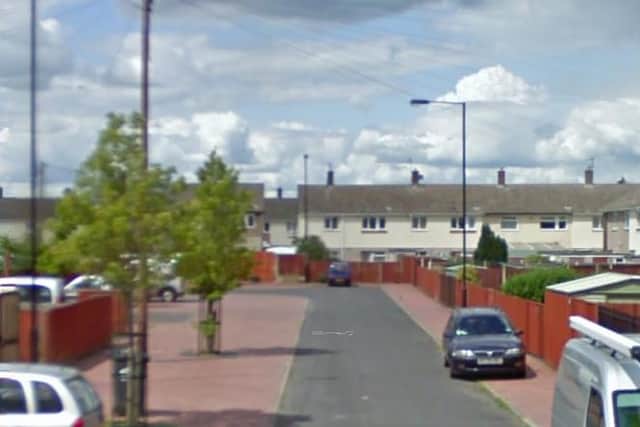 Coronach Way in Rossington, Doncaster, where shots were reportedly fired. South Yorkshire Police have arrested a man, 26, on suspicion of possession of a firearm with intent to cause fear of violence (pic: Google)