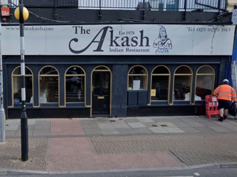The Akash Restaurant at 99 - 101 Albert Road, Southsea; was two rated on June 16. Its hygienic food handling and management of food safety was rated as generally satisfactory. Its cleanliness and condition of facilities and building was rated as improvement necessary.