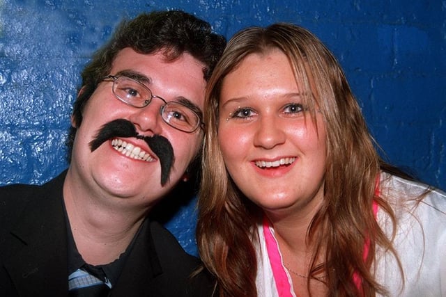 Guy and Liz enjoying a fun night out at the Leadmill in August 2003