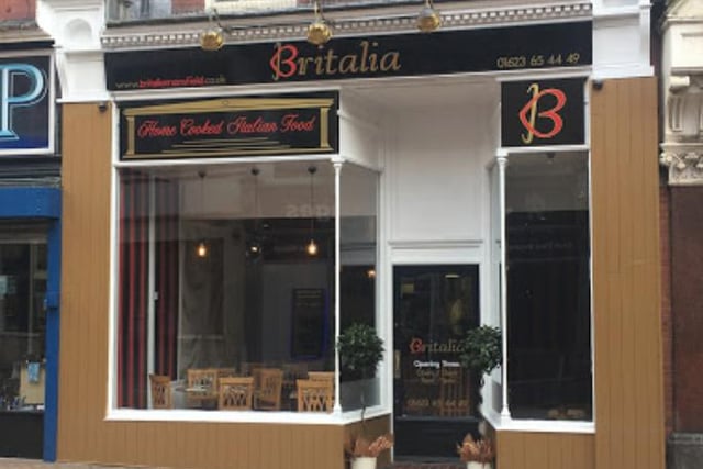 Britalia Italian, based in 34 Leeming Street, Mansfield NG18 1NE, has a rating of 5 from 132 reviews.