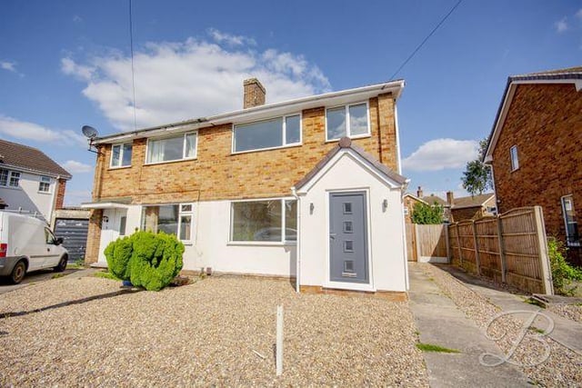 This three bedroom house has an open-plan floor plan and is marketed by Buckley Brown, 01623 355797.