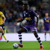 Beerschot's Ismaila Cheikh Coulibaly is on loan from Sheffield United (KRISTOF VAN ACCOM/BELGA MAG/AFP via Getty Images)
