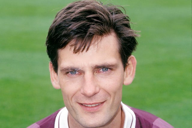 A classy centre-back whose time at Hearts as player was hampered by injuries. Was infamously sent off in a pre-season match that season for punching team-mate Graeme Hogg. Managed the team in two different spells.