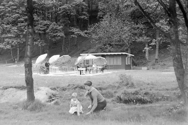 The tea hut in Crimdon Dene pictured in 1954. Photo: Hartlepool Museum Service.