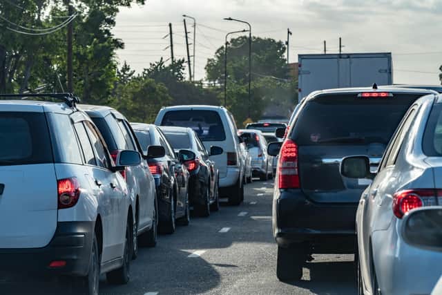 Traffic is reported to be stationary in both directions as motorists face significant disruption on one of South Yorkshire's busiest routes.